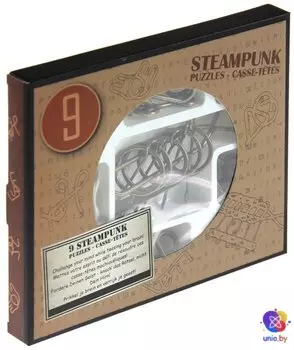 Набор головоломок Steampunk Puzzle Sets E3D Display 9 | Стимпанк (9 головоломок) (473205)
