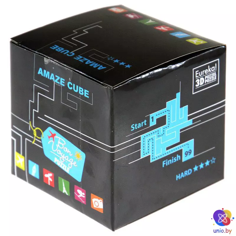 Головоломка-лабиринт Amaze Cube | Удивительный куб-лабиринт (473426)