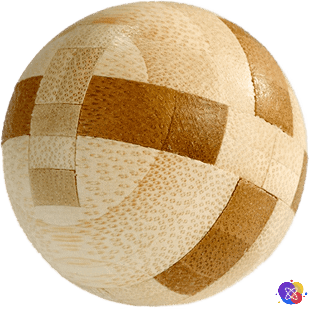Головоломка деревянная 3D Eureka Bamboo Ball Puzzle | Шар