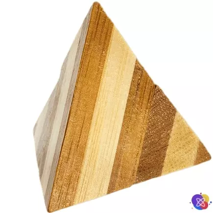 Головоломка деревянная 3D Eureka Bamboo Pyramid Puzzle | Пирамида