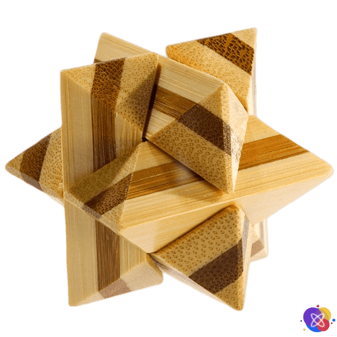 Головоломка 3D Eureka Bamboo Superstar Puzzle | Суперзвезда