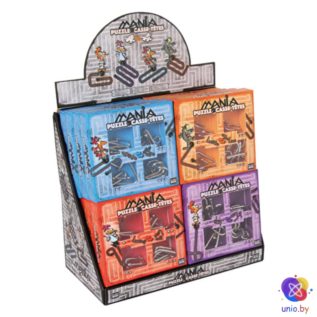 Набор металлических головоломок Eureka Casse Tetes Mania — Orange