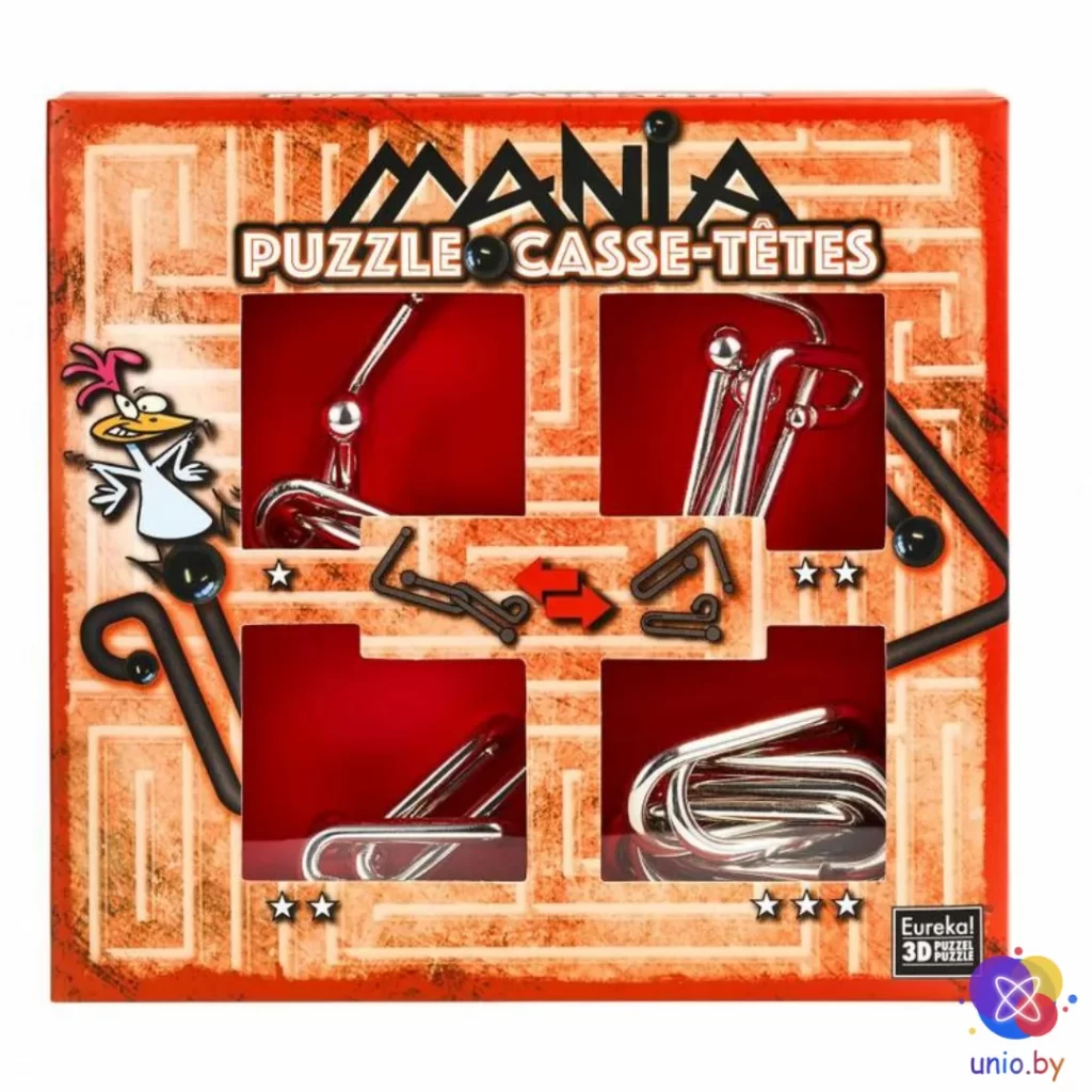 Набор головоломок Eureka Mania Puzzles - Rouge - 4 casse