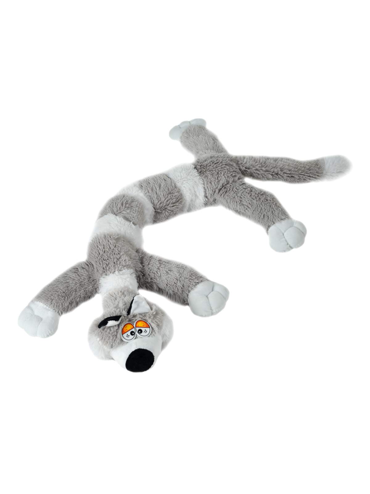 Мягкая игрушка Кот Шнурок серый, 75 см